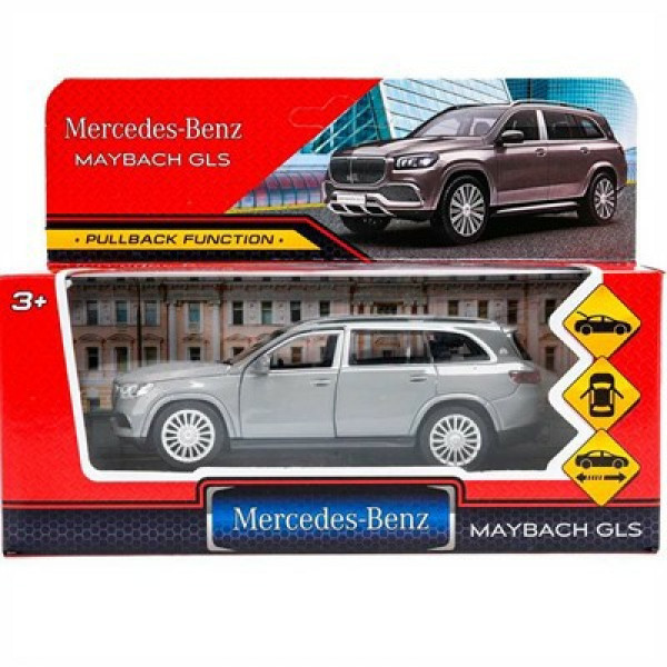 Машина мет. MERCEDES-BENZ GLS maybach 12 см, мохаве