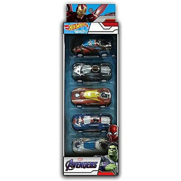 Машина мет. ROAD RACING набор супергерои 7см