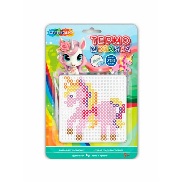 Термомозаика Единорог