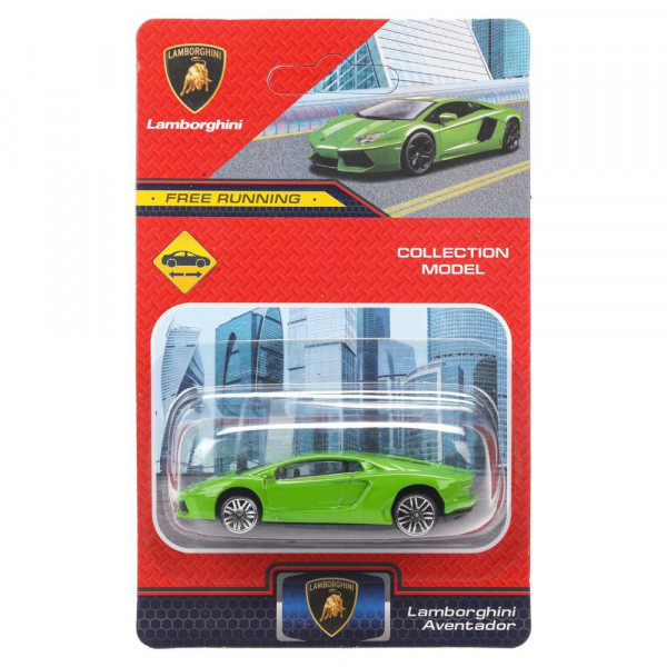 Машина мет. lamborghini lp-700 7см зеленый