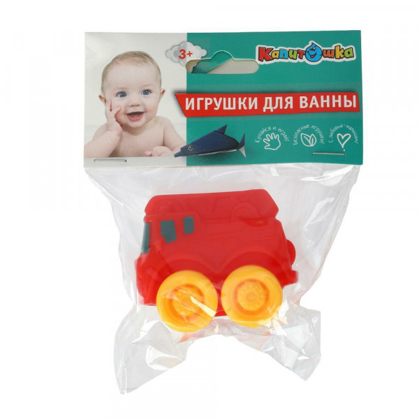 Игрушка для ванны машинка красная