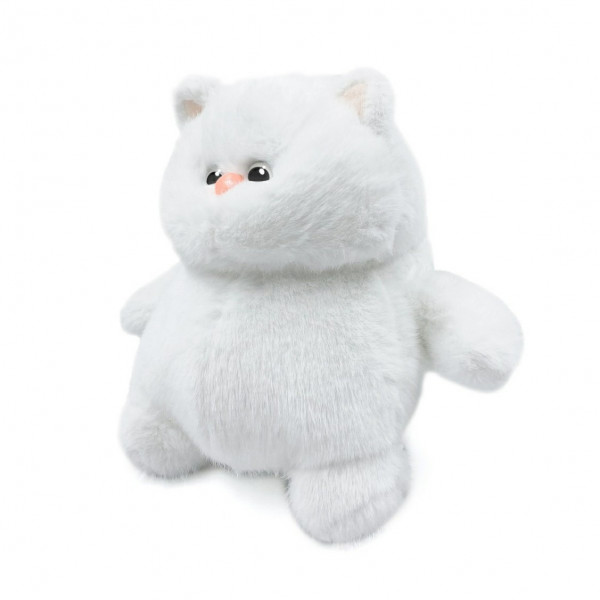 Мягкая игрушка Котик белый 25см