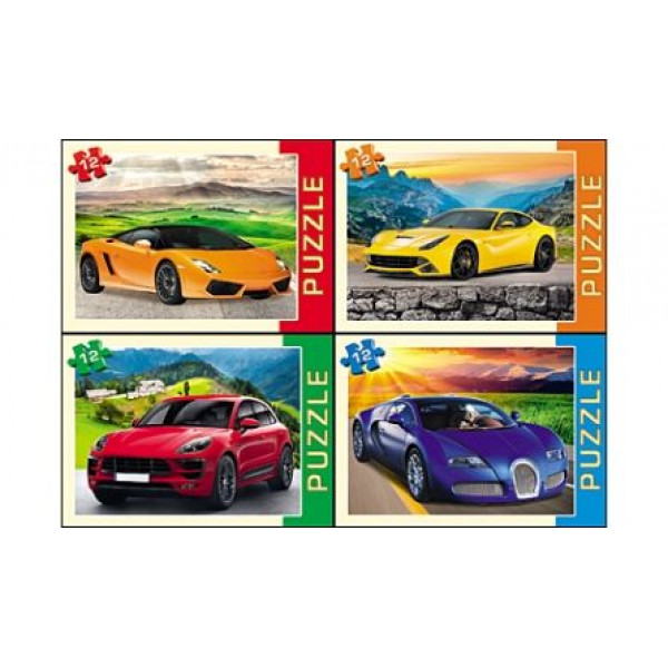 Пазлы 12 Автомобили
