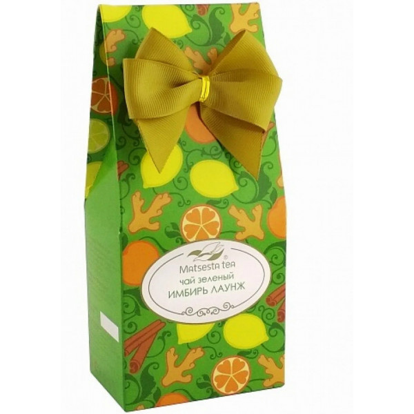 Чай Мацеста зеленый Имбирь лаунж 75г