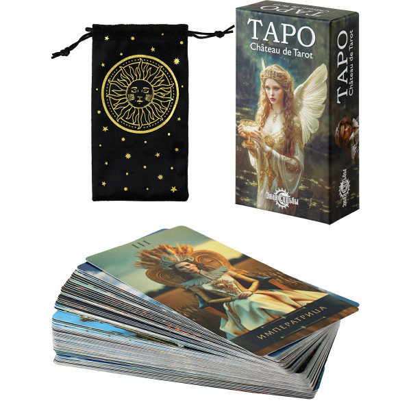 Карты ТАРО Фэшн  78 карт с мешочком для колоды