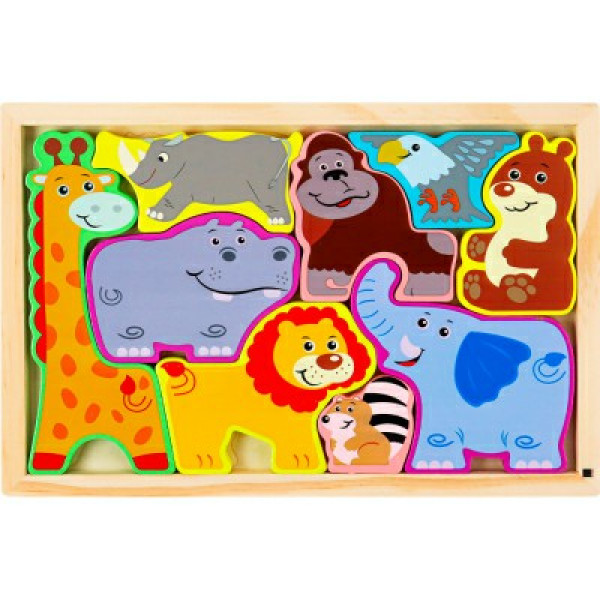 Деревянная игрушка. Рамка-пазл