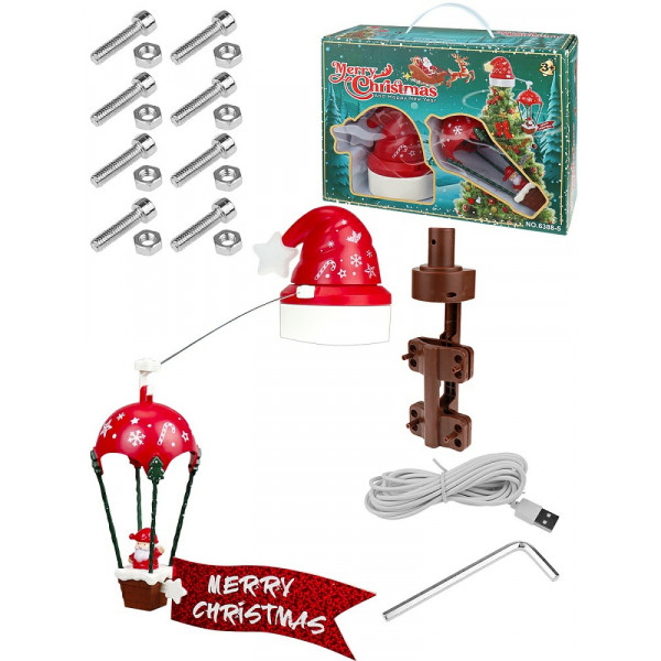 Верхушка на ёлку "Необычный полет" LED, USB музыкальная