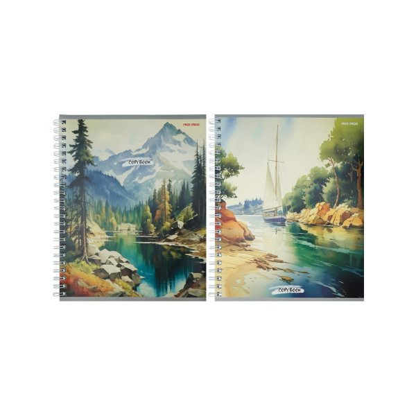 Тетрадь 96л кл. Нарисованная природа греб.