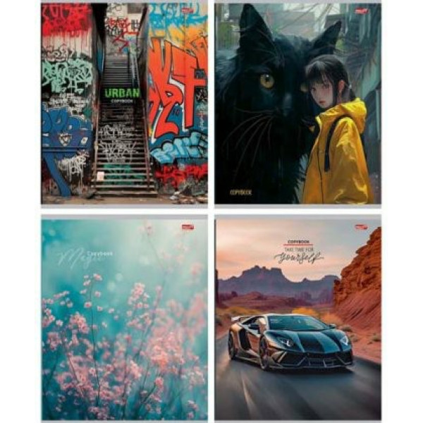 Тетрадь 96л кл. Микс