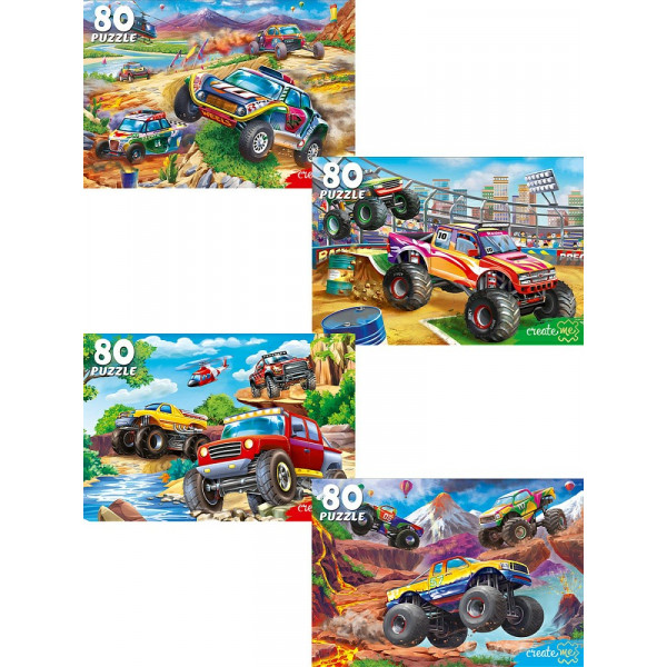 Пазлы 80 Крутой вираж №17