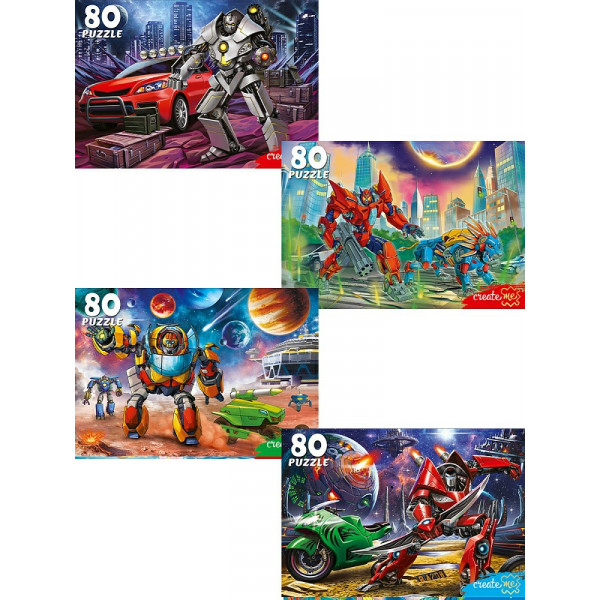 Пазлы 80 Мир трансформеров №31