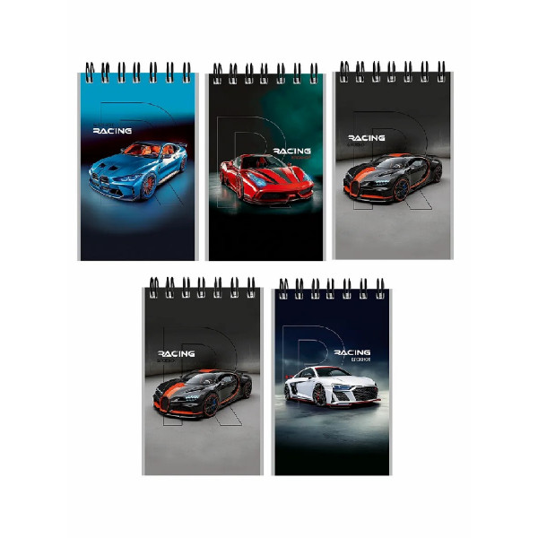 Блокнот А7 40л. Красивые автомобили-9