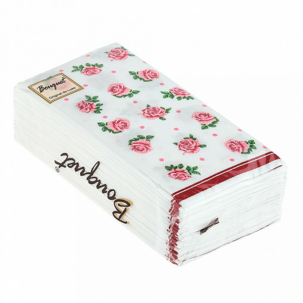 Салфетки бум. декоративные 2сл. 20л. 33*33 Bouquet de Luxe "Розита"