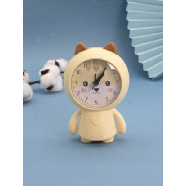 Часы-будильник «Lovely cat», yellow