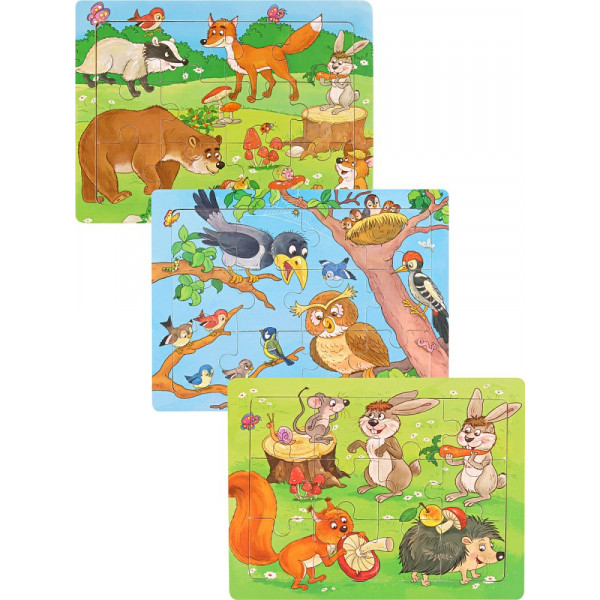 Деревянная игрушка. Пазл-рамка