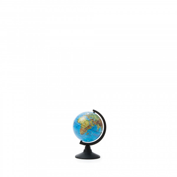 Глобус Земли 120 мм.  физический Классик