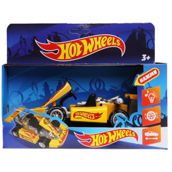 Машина металл свет-звук СПОРТКАР 15 см инерц.