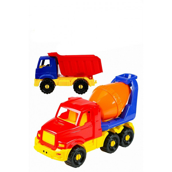 Набор грузовиков №1 Классический (Самосвал+Бетоновоз)