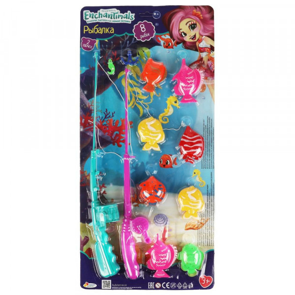 Игра Рыбалка Энчантималс магниты 25*54*5см