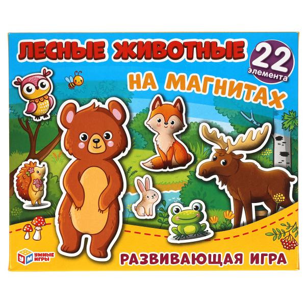 Игра на магнитах, лесные животные