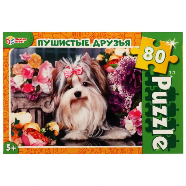 Пазл 80 дет. Пушистые друзья