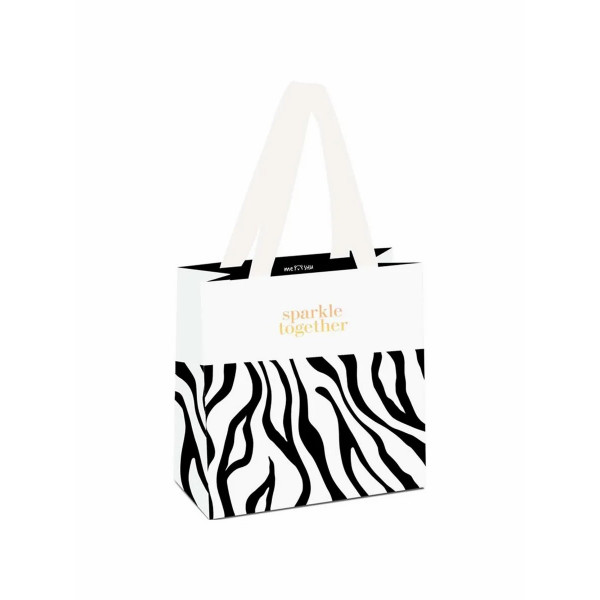 Пакет подарочный 20*20*10см "Animal print"  мат. ламин,