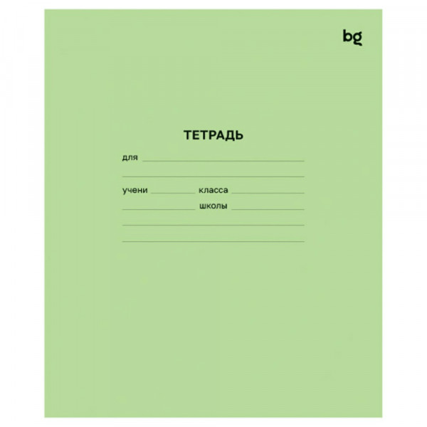 Тетрадь 12л. крупная клетка BG