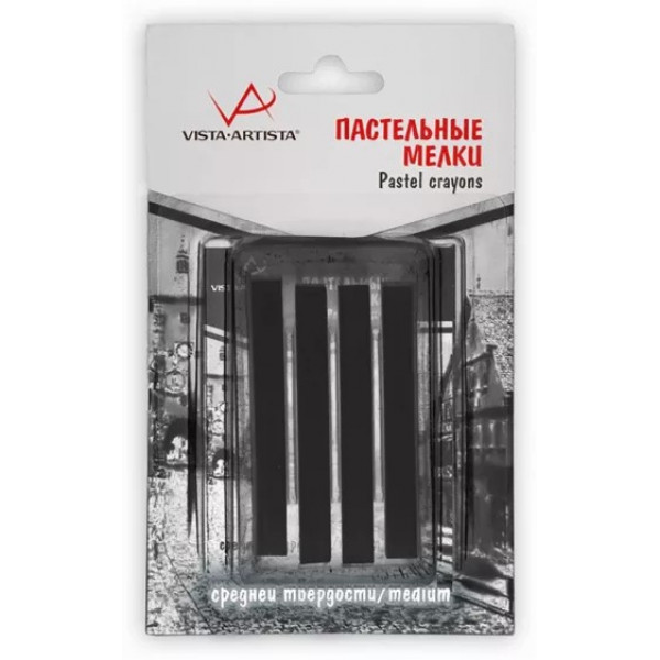 Пастельные мелки VISTA-ARTISTA черный