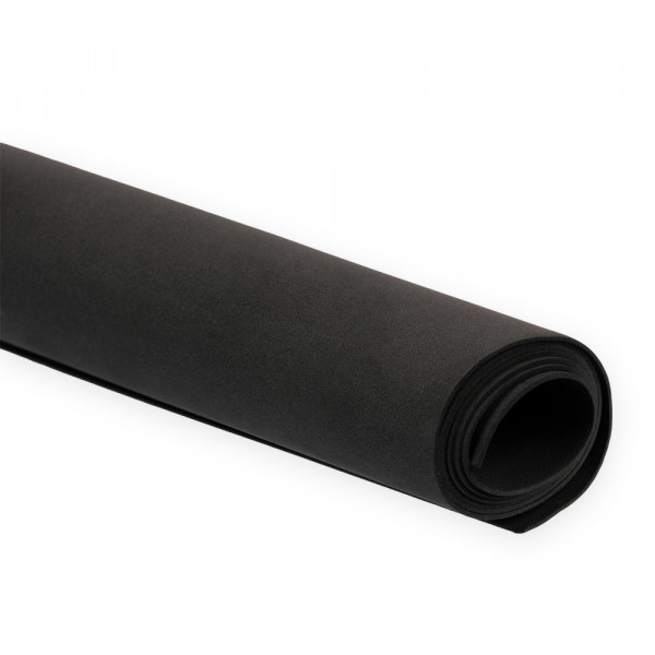 Пластичная замша 1мм 60*70 см. 30 Черный(195) Blumentag Eva