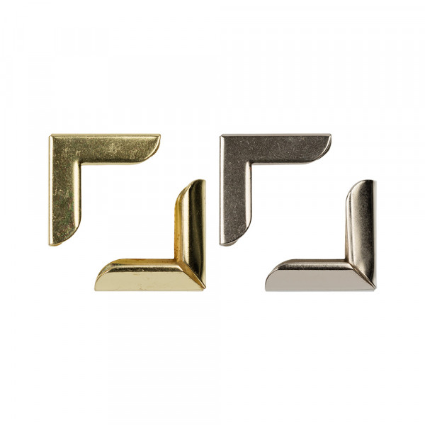 Уголки для альбомов 4шт, под серебро