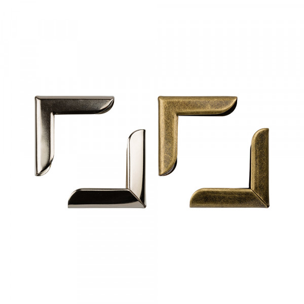 Уголки для альбомов 2шт, под серебро