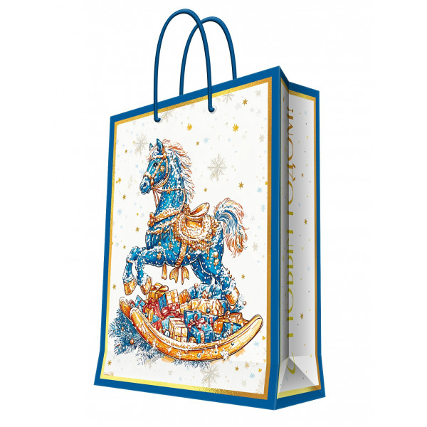 Бумажный пакет д/сувенир.прод.17,8см 140г/м2/17,8*22,9,9,8 см