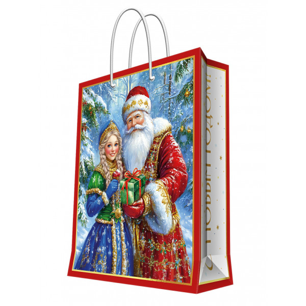 Бумажный пакет д/сувенир.прод.26см 140г/м2/26*32.4*12.7 см