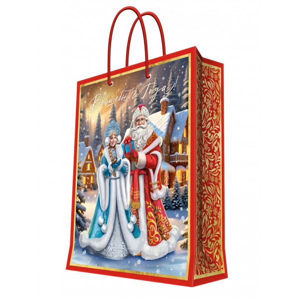 Бумажный пакет д/сувенир.прод.26см 140г/м2/26*32.4*12.7 см