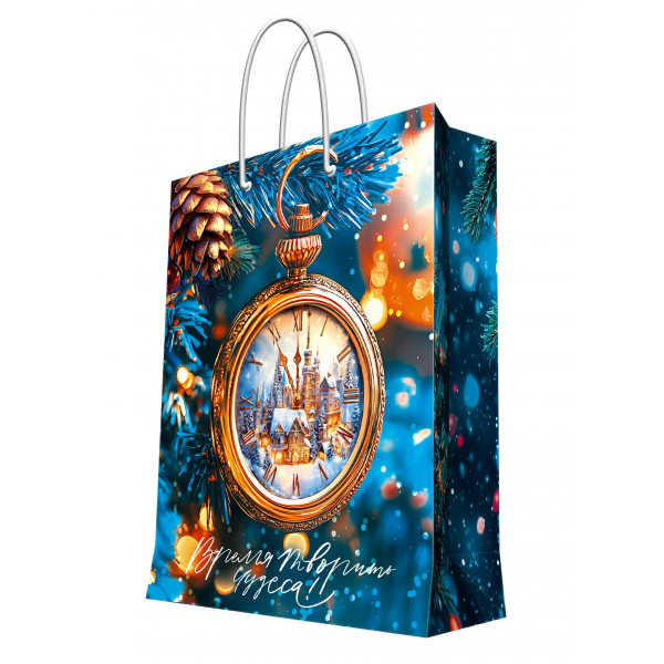 Бумажный пакет д/сувенир.прод.26см 140г/м2/26*32.4*12.7 см