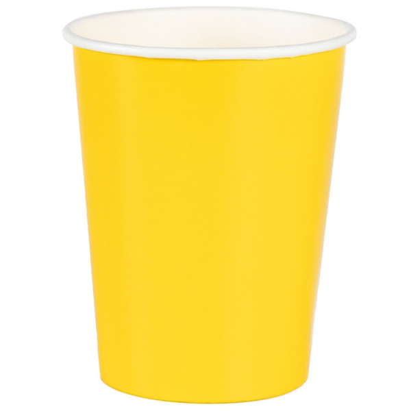 Стакан желтый 6шт 250 мл.