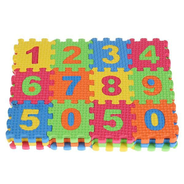 Коврик сборный экран 36 эл. Любимые герои с цифрами