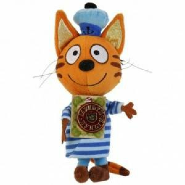 Игрушка мягкая 3 Кота Коржик 14см. неозвуч