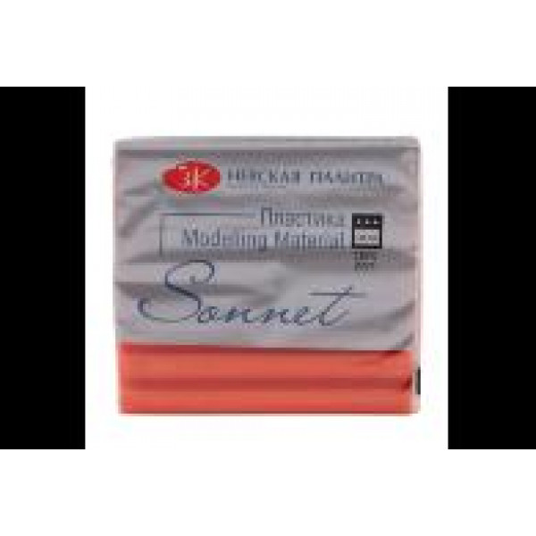 Пластика "Сонет" брус 56г. коралловый