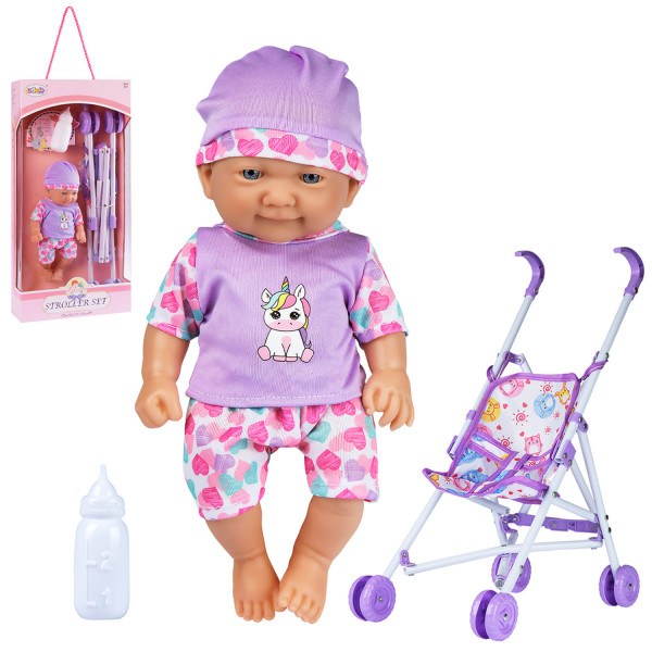 Пупс 25см в комбинез.