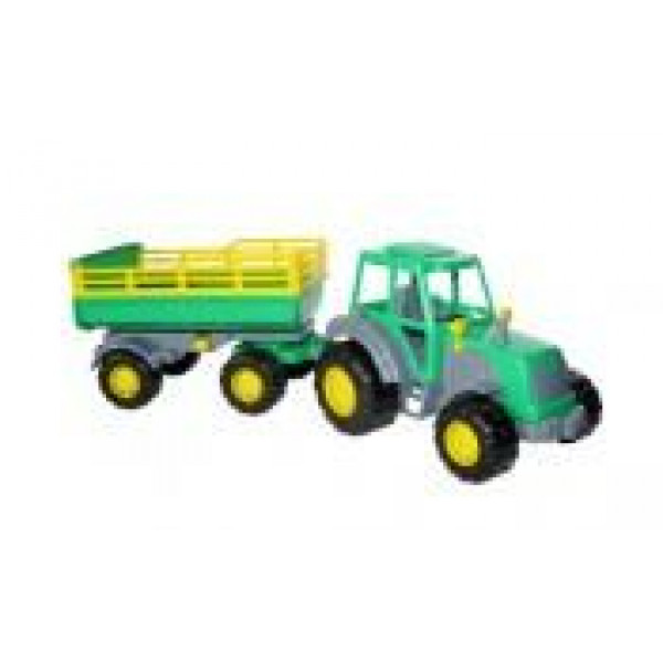 Трактор Мастер с прицепом