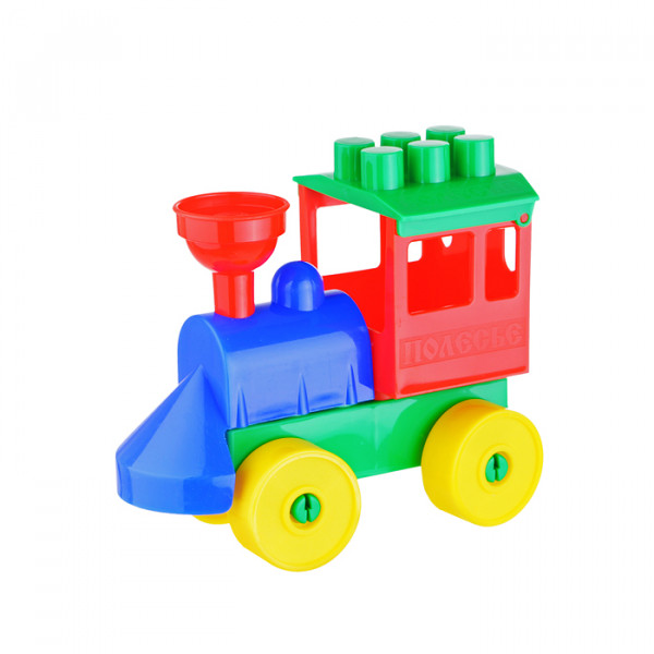 Конструктор "Юный путешествиник" Паровоз 9эл.