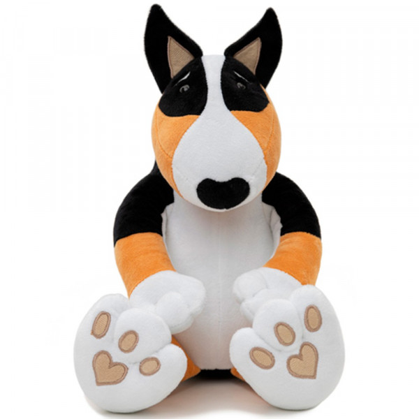 Мягкая игрушка Пес Hugo черный, 60см