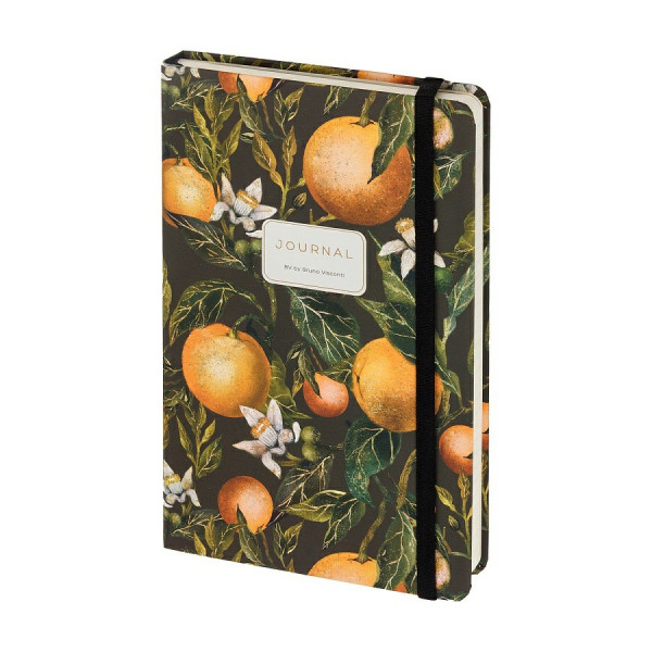 Записная книжка "Megapolis Journal" А5 100л лин. на резинке"FLORA. РАЙСКИЕ АПЕЛЬСИНЫ"