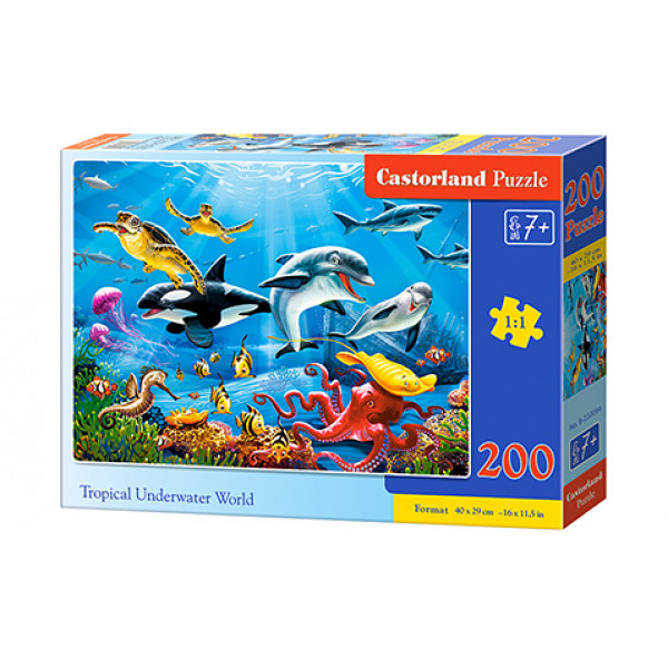 Пазлы 200 Подводный мир Castor Land