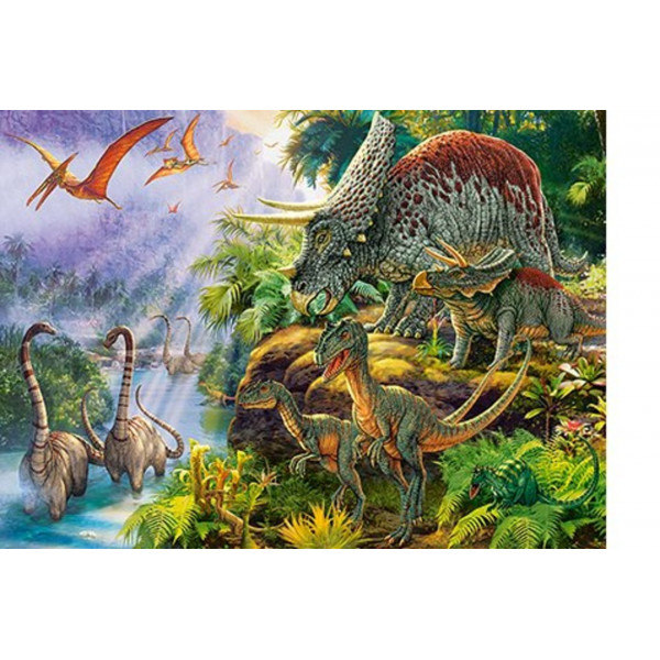 Пазлы 200 Долина динозавров Castor Land