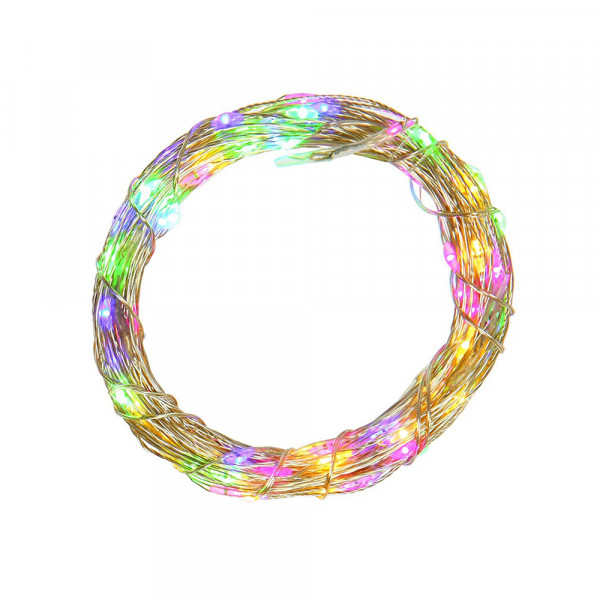 Электрогирлянда 100л. LED разноцв.