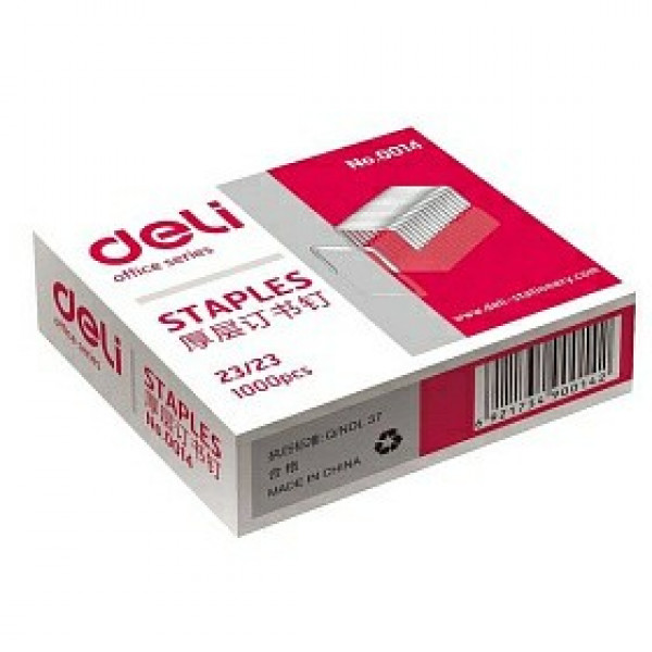 Скобы для степлера 23/23 Deli