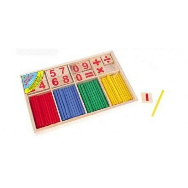 Деревянная игрушка. Набор для счета со счетными палочками